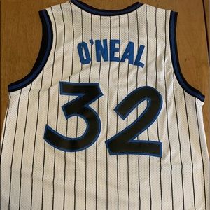 Shaquille O'Neal Orlando Magic White Jersey Mens L